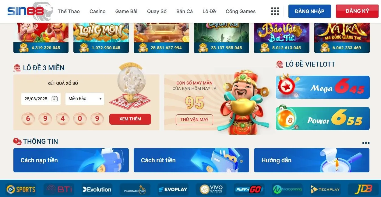 Các khuyến mãi và ưu đãi siêu đặc biệt tại SIN88