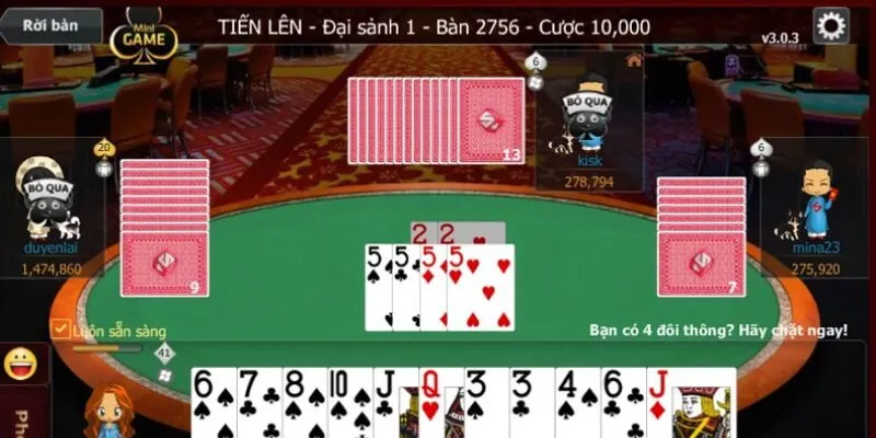 Game Bài Tiến Lên - Luật Chơi Đơn Giản, Thưởng Cực Cao 4 Chiến thuật đánh game bài tiến lên hiệu quả